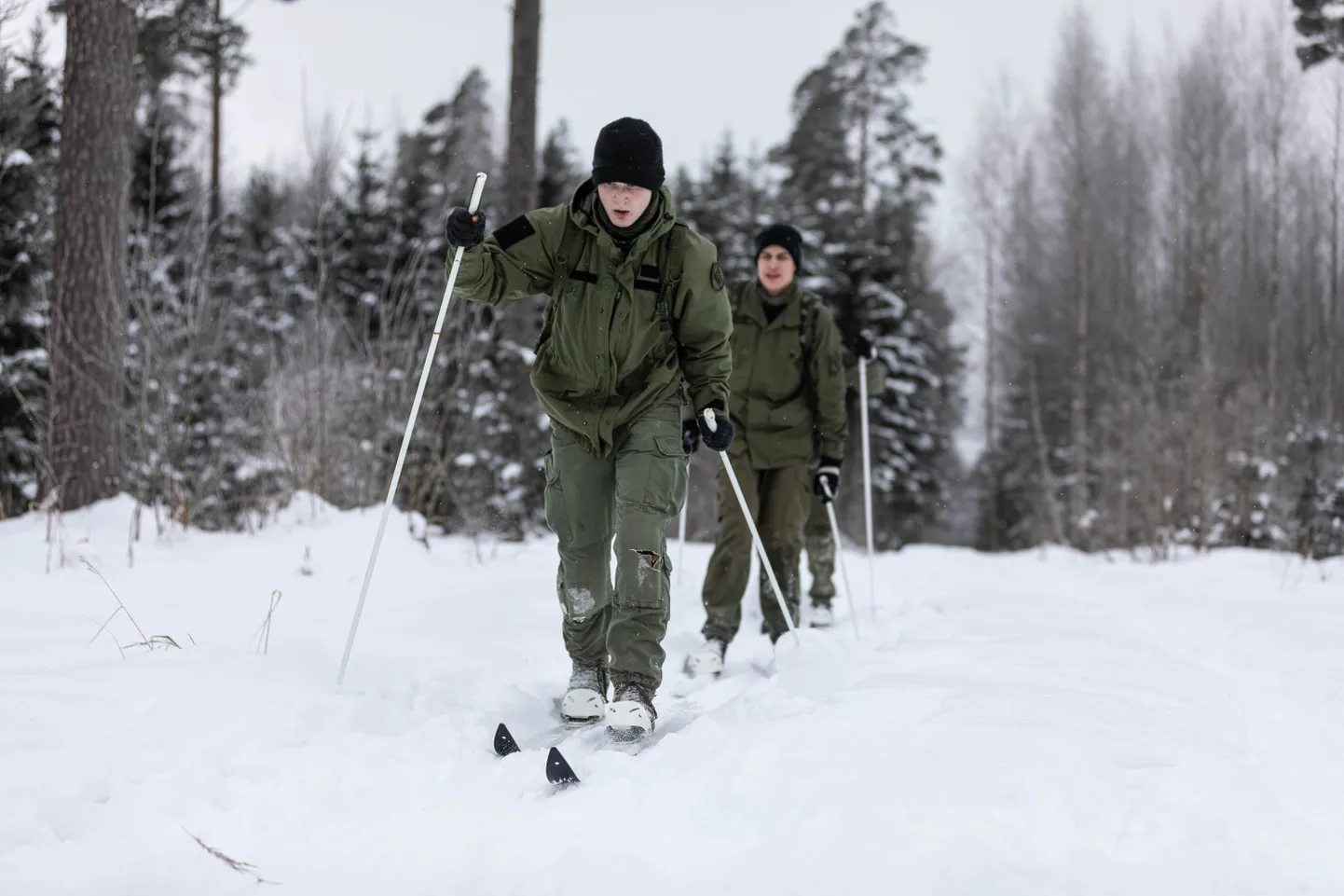 Noored Kotkad võistlusmatkal Valge Välk.