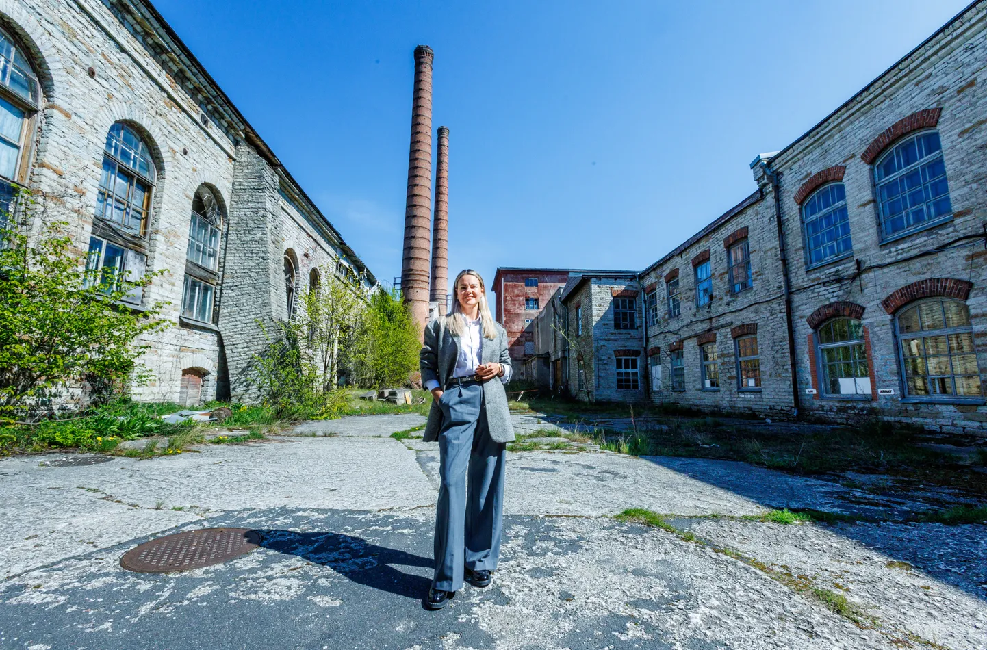 Kristina Mustonen Lutheri kvartalis.