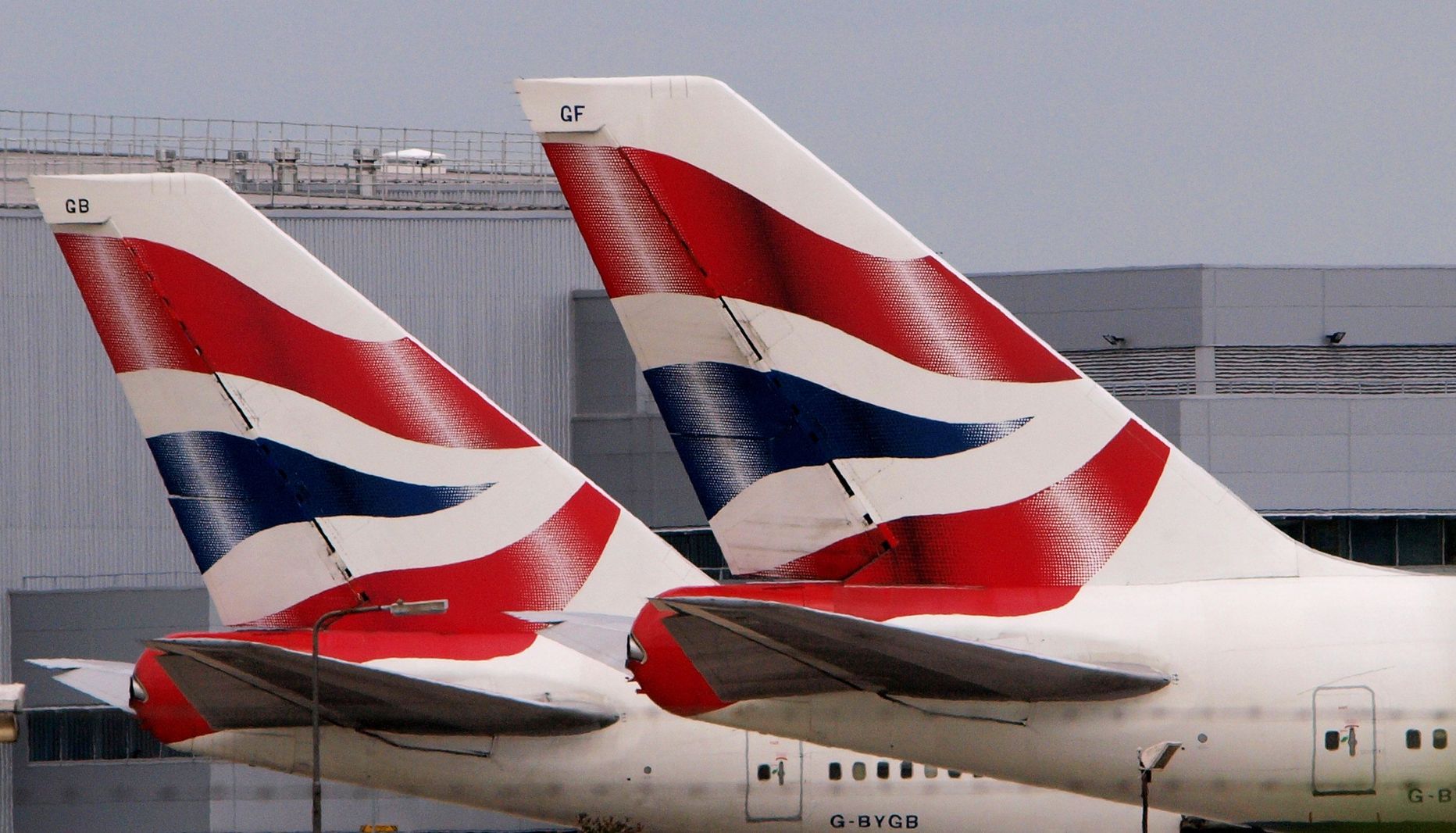 British Airwaysi lennukid Heathrowl.