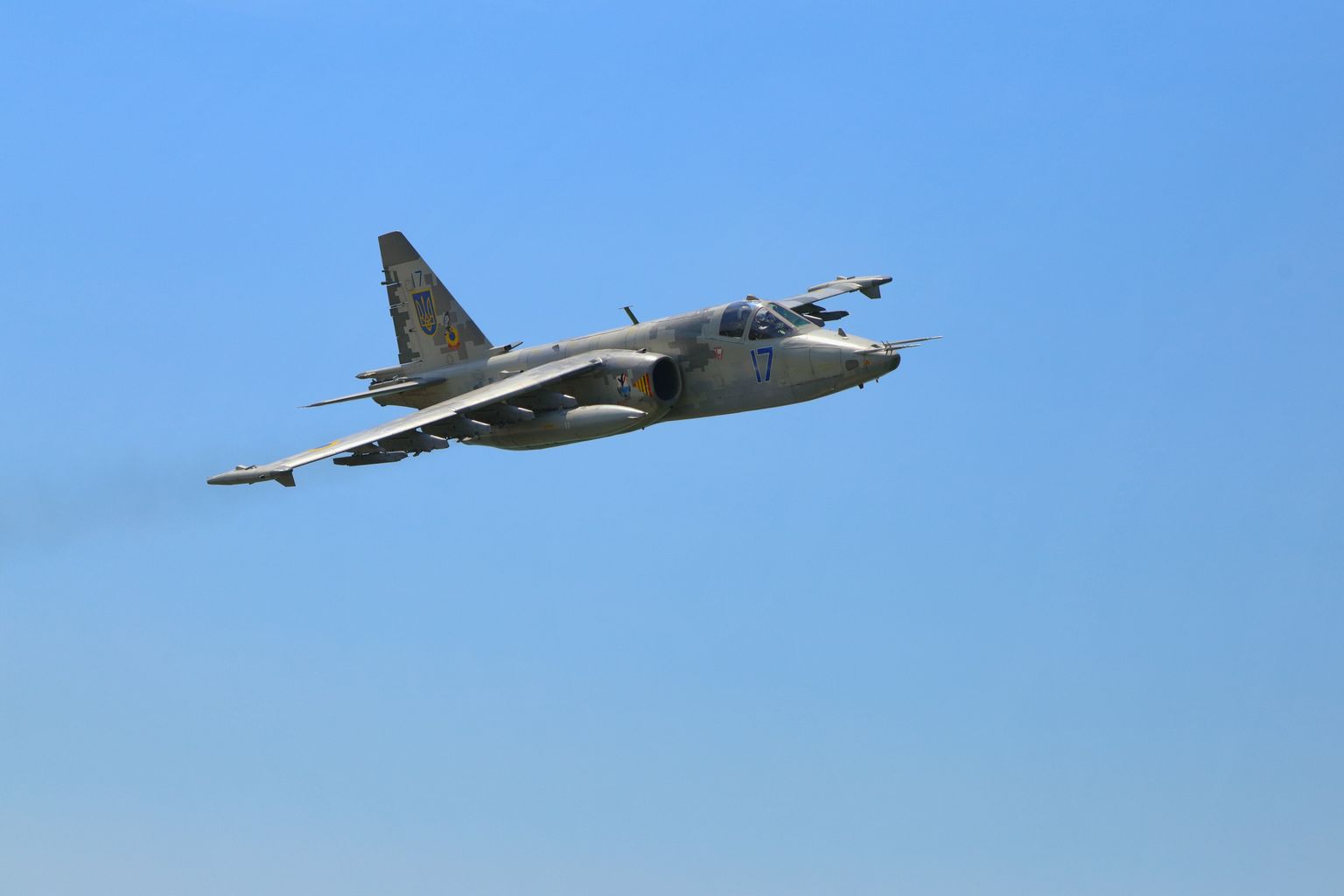 Triecienlidmašīna "Su-25". Ilustratīvs attēls.