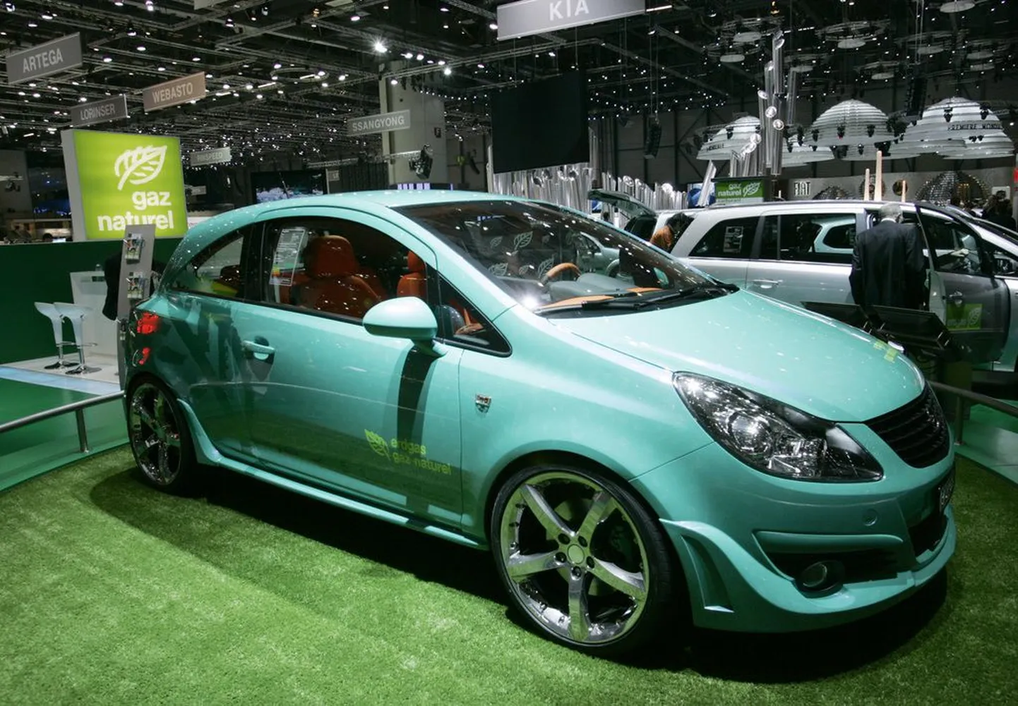 Gaasi jõul töötav Opel Corsa D.