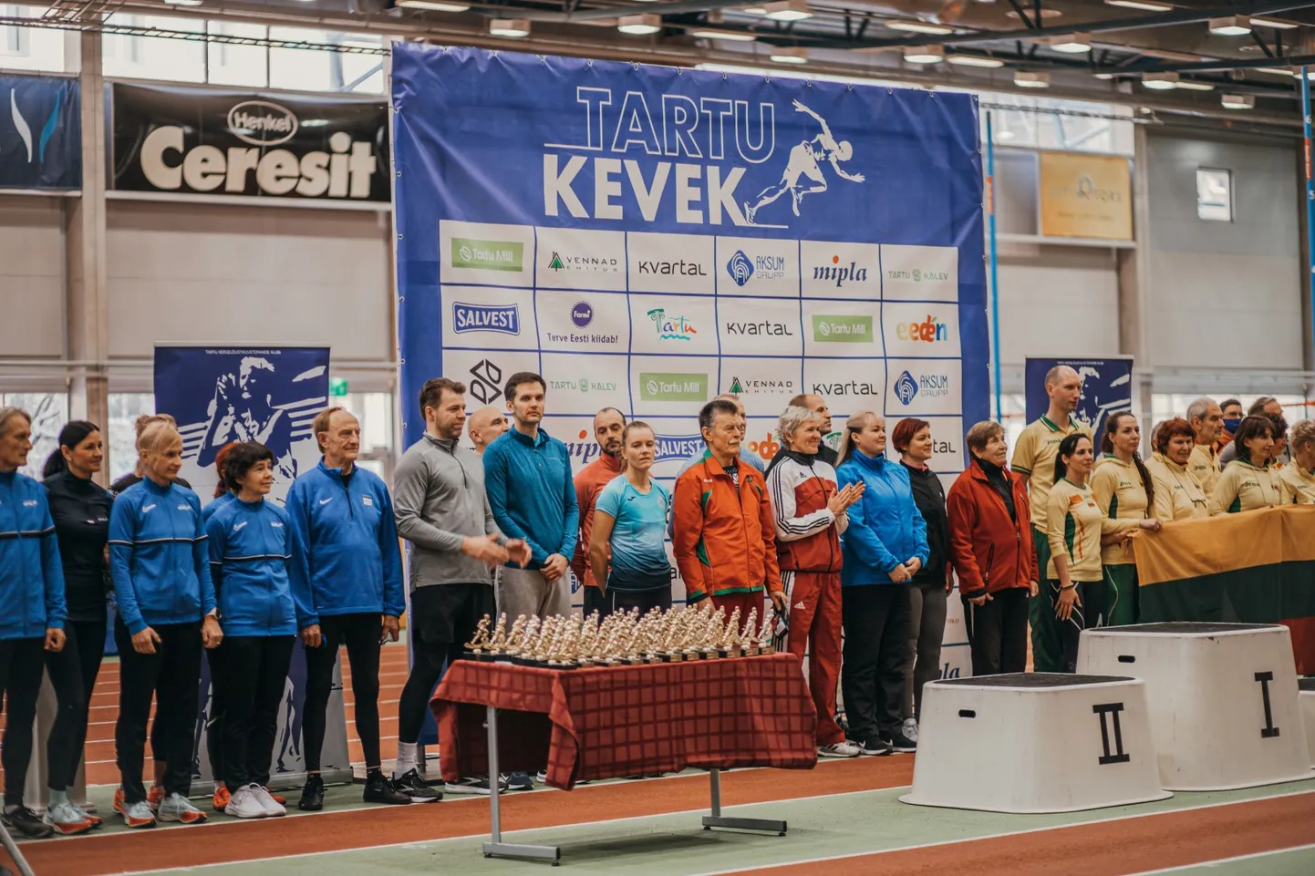 KEVEKi üle-eelmiste talviste meistrivõistluste avatseremoonia.