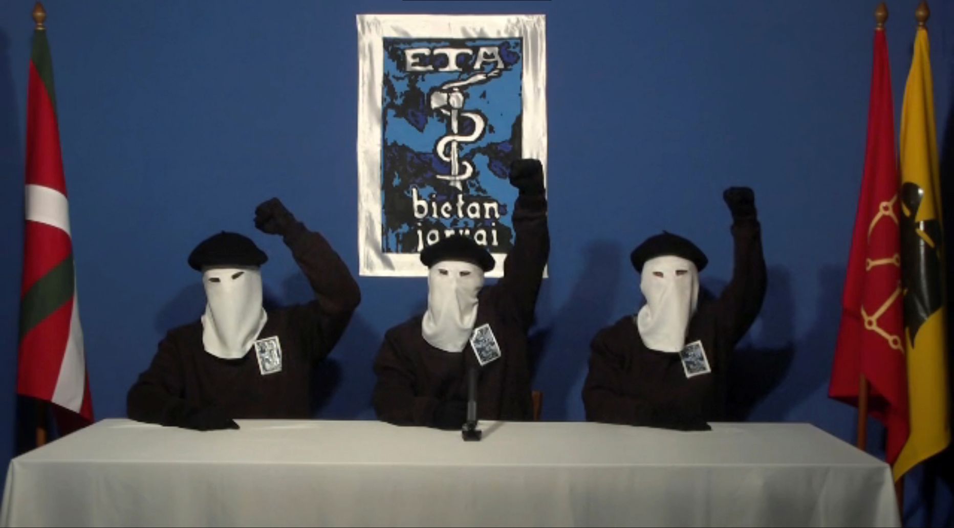 Baski separatistliku rühmituse ETA liikmed.
