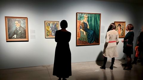 Konrad Mägi auks avati ERMis tema seninägemata maalide näitus