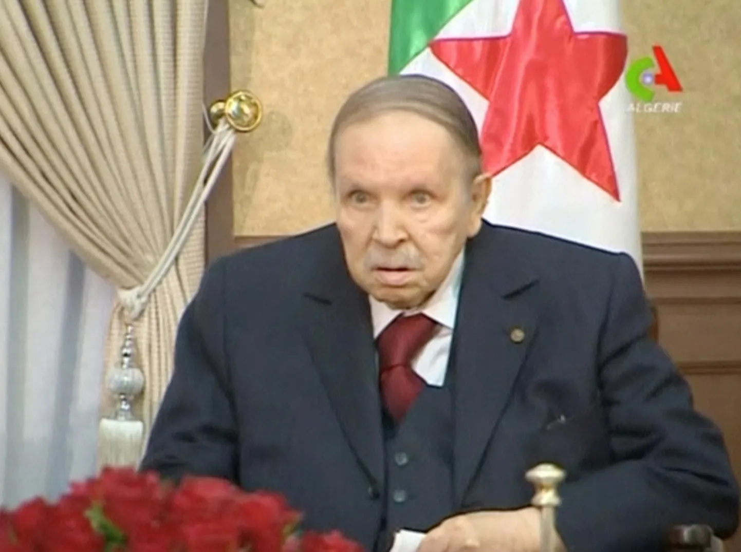 Abdelaziz Bouteflika Alžeeria presidendina 2019. aastal.