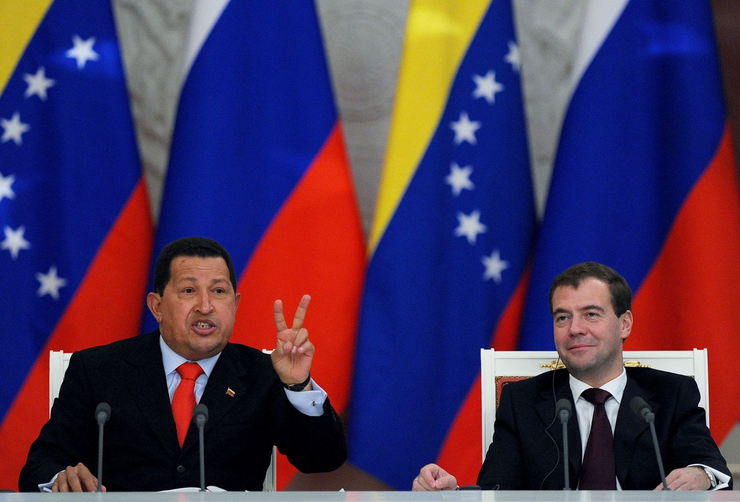 Venezuela ja Venemaa riigipead.