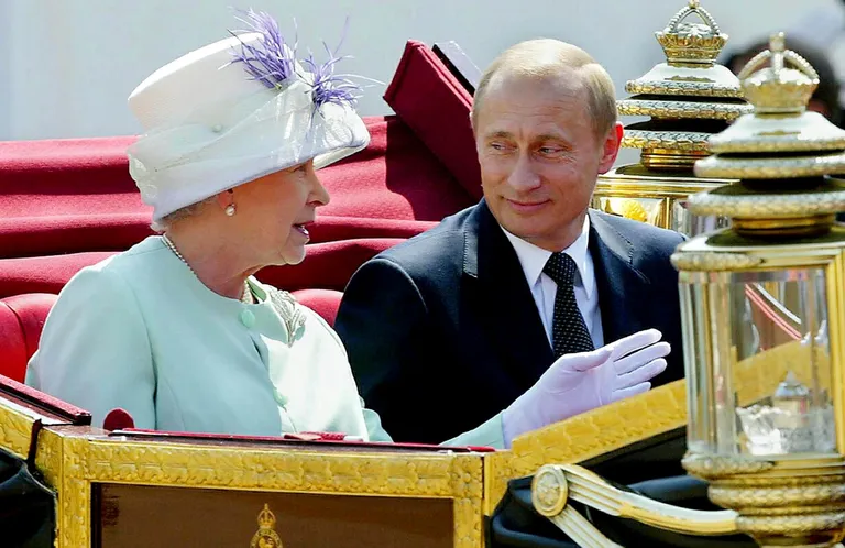 Путин и Королева Елизавета II, Июнь 2003 года
