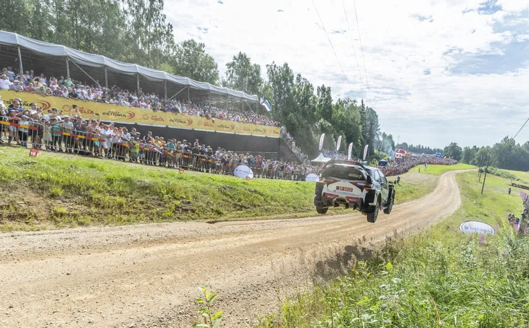 Ott Tänak ja Martin Järveoja Rally Estonial