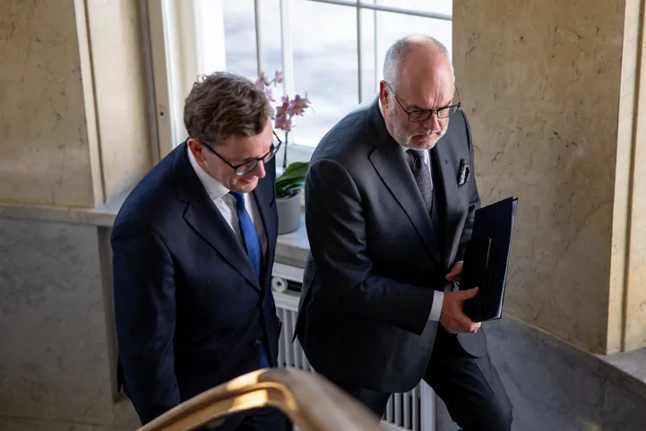 AGO RAUDSEPP President Karis ja peaminister Michal tegid lühikese ...