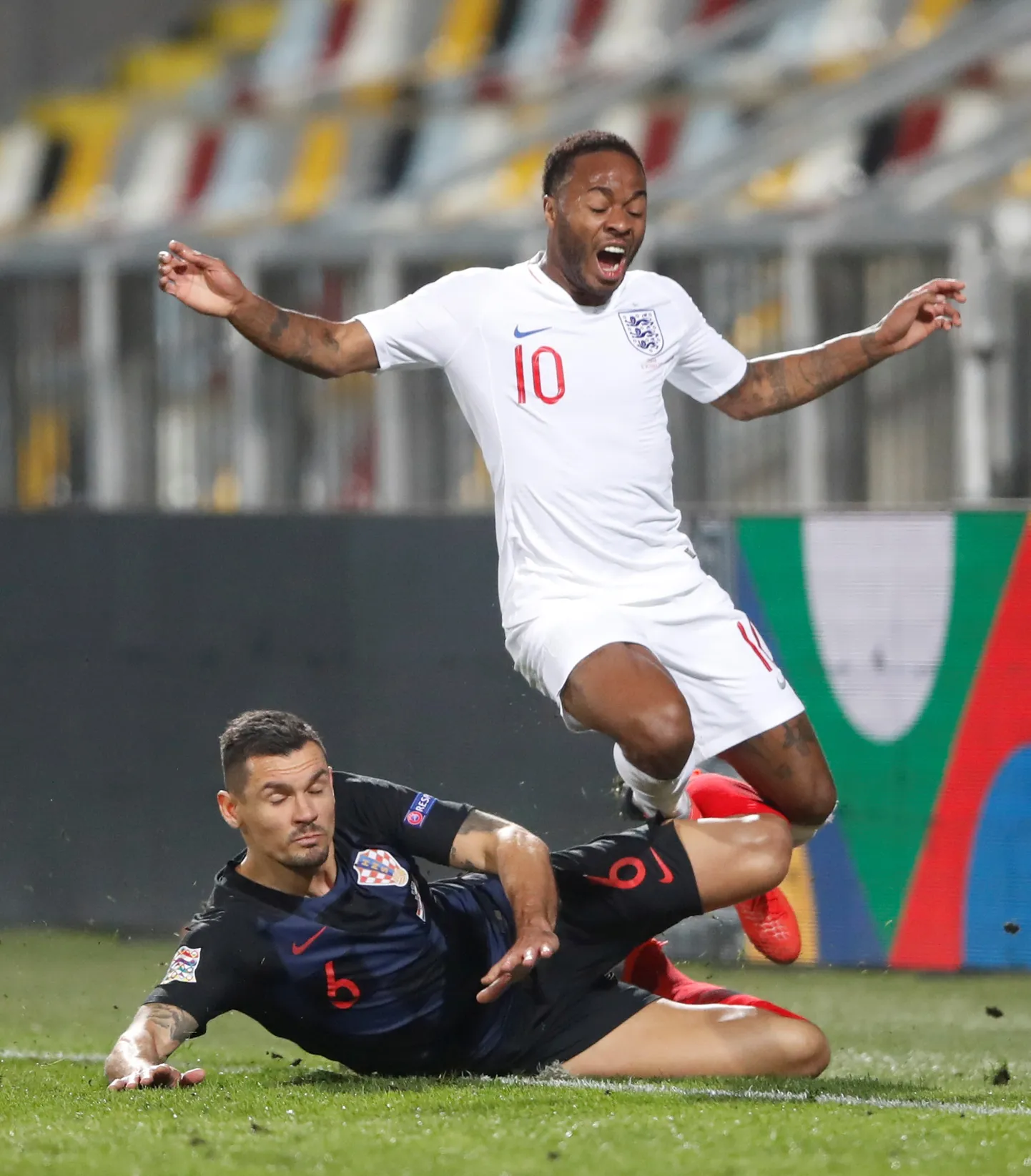 Endised klubikaaslased Liverpooli päevilt: Dejan Lovren (vasakul) ja Raheem Sterling.