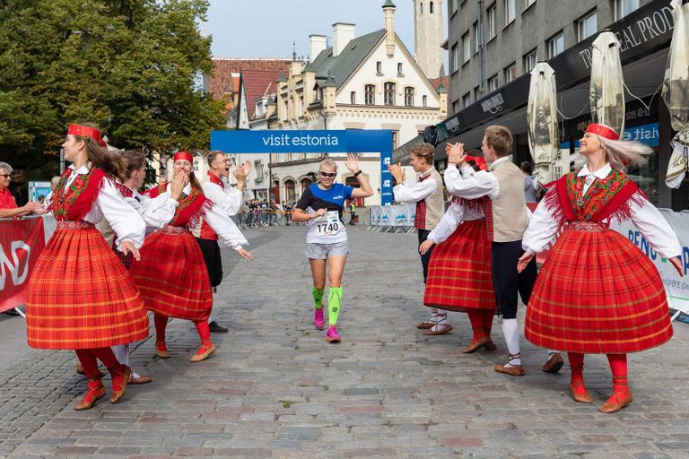 Tallinna maratoni võistleja
