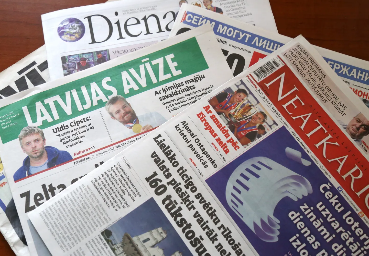 Drukātie preses izdevumi.
