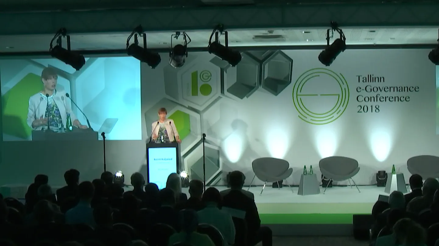 Kersti Kaljulaid e-valitsemise konverentsil