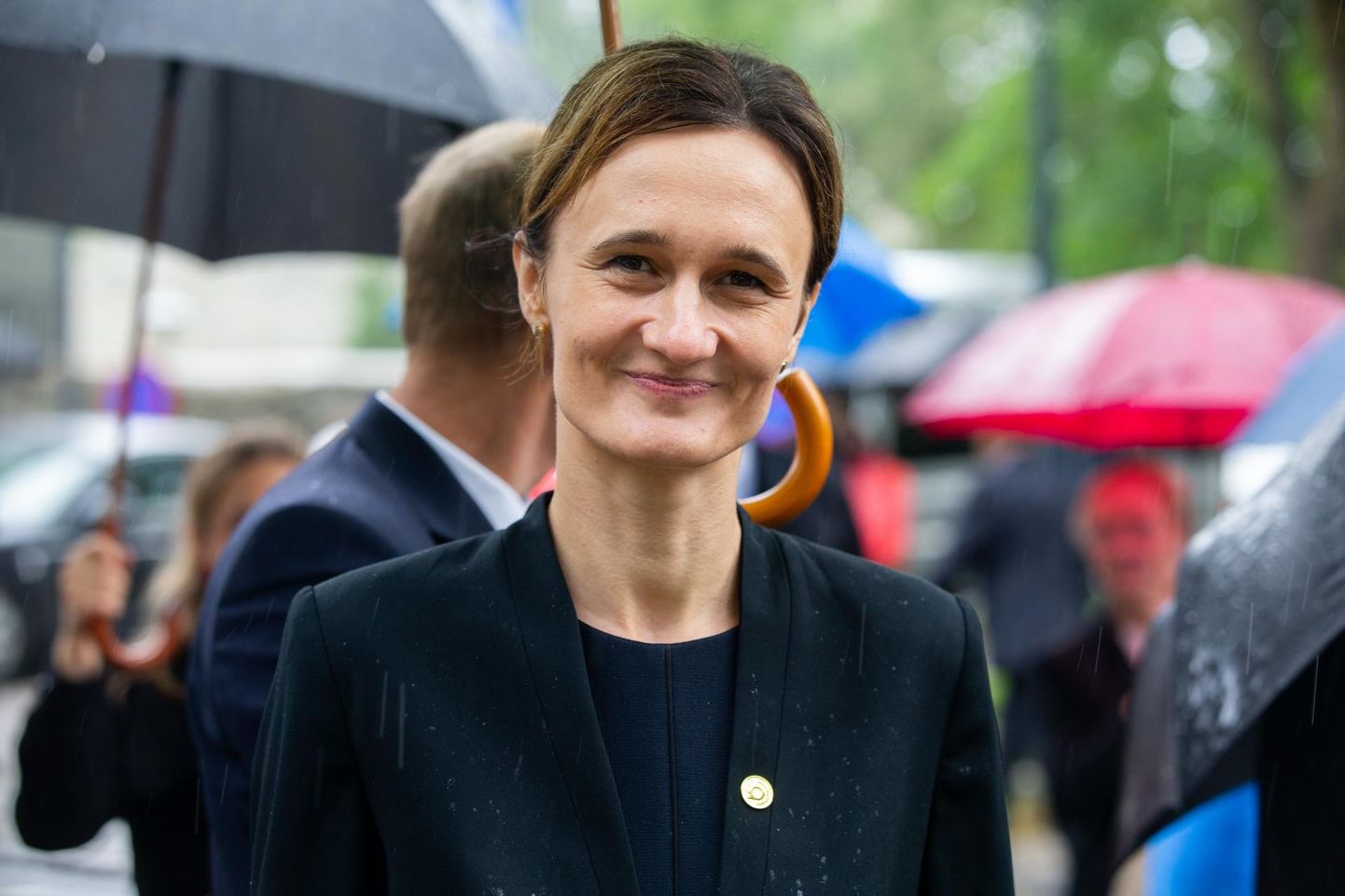 Viktorija Čmilytė-Nielsen 20. augustil Tallinnas iseseisvuse taastamise 30. aastapäeva tähistamisel. 