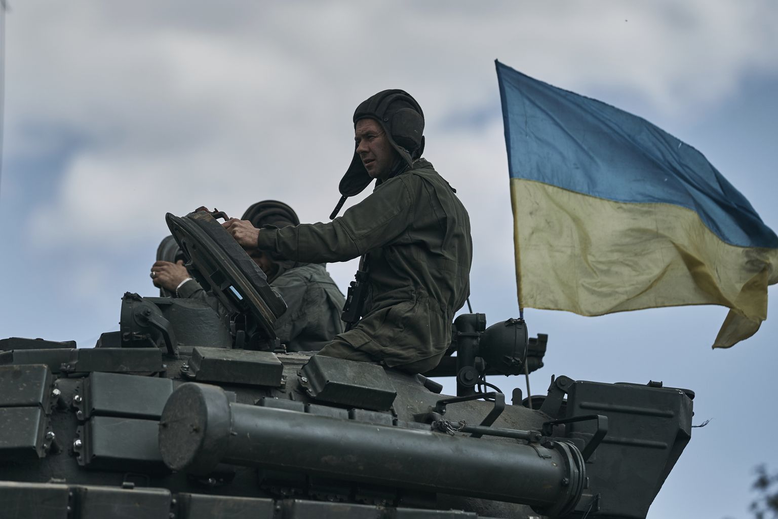 Украинские военные под Бахмутом.