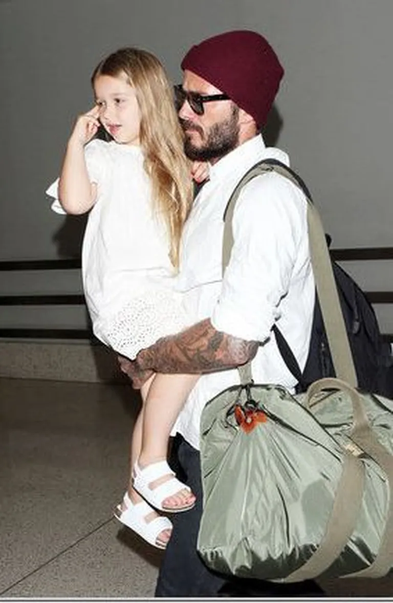 Harper ja David Beckham