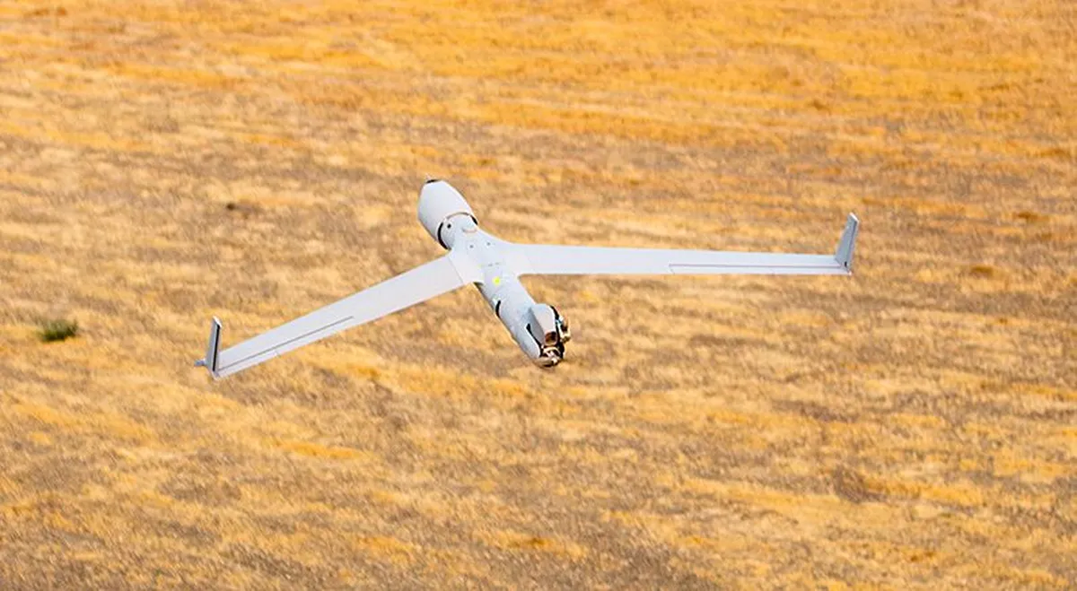 Drone named Scaneagle by Boeing.