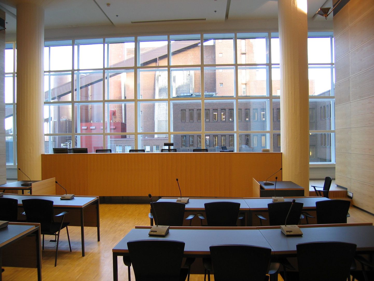Istungitesaal Helsingi ringkonnakohtus