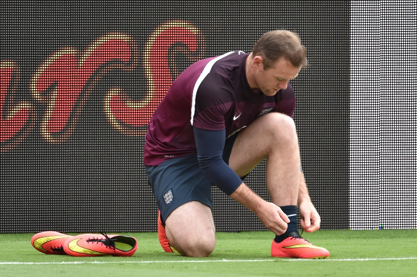 Wayne Rooney Inglismaa koondise treeningul