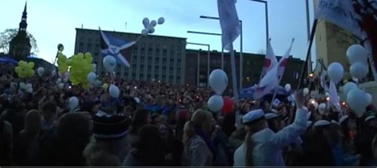 Tudengite öölaulupeol kõlasid isamaalised laulud