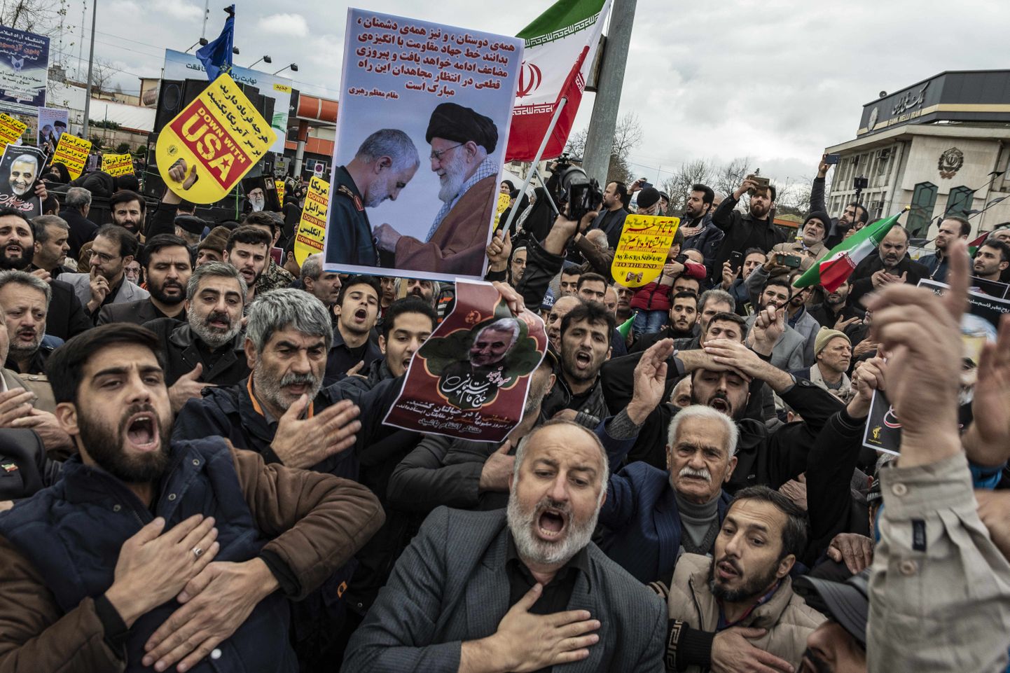 USA vastased meeleavaldajad Teheranis.