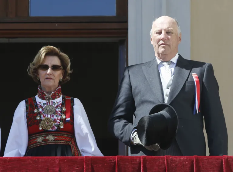 Norra kuningas Harald V ja kuninganna Sonja