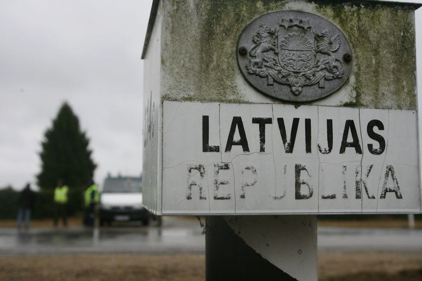 Läti piiritähis..