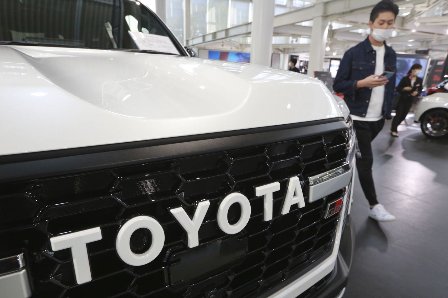 Toyota müügisalong Tokyos.