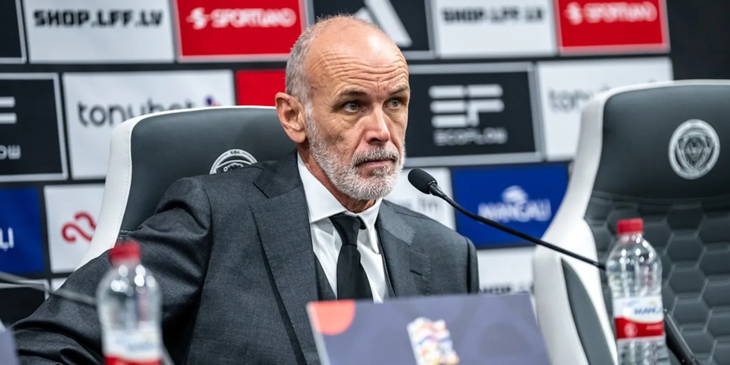 Latvijas futbola izlases galvenais treneris Paolo Nikolato