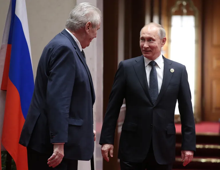Miloš Zeman ja Vladimir Putin