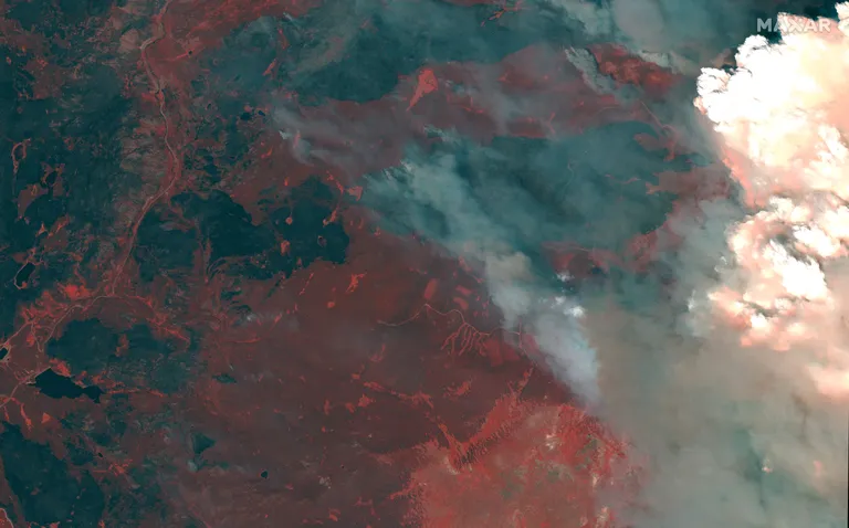 Satelliidipilt Colorado maastikupõlengust