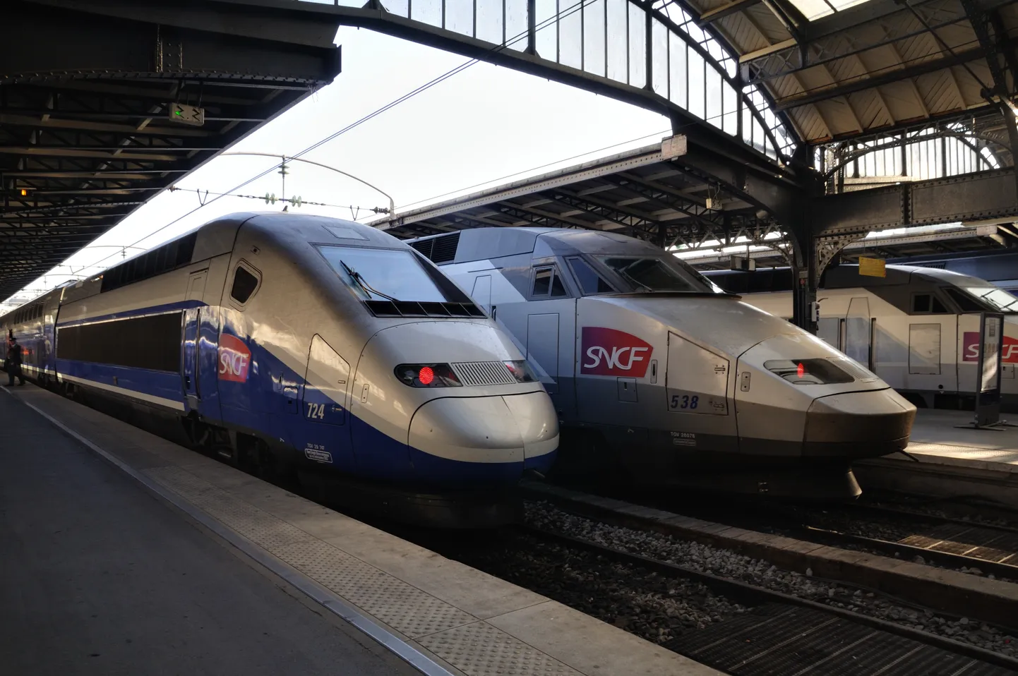 TGV kiirrongid Pariisi rongijaamas