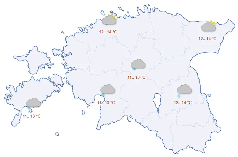 Ilm pühapäeval