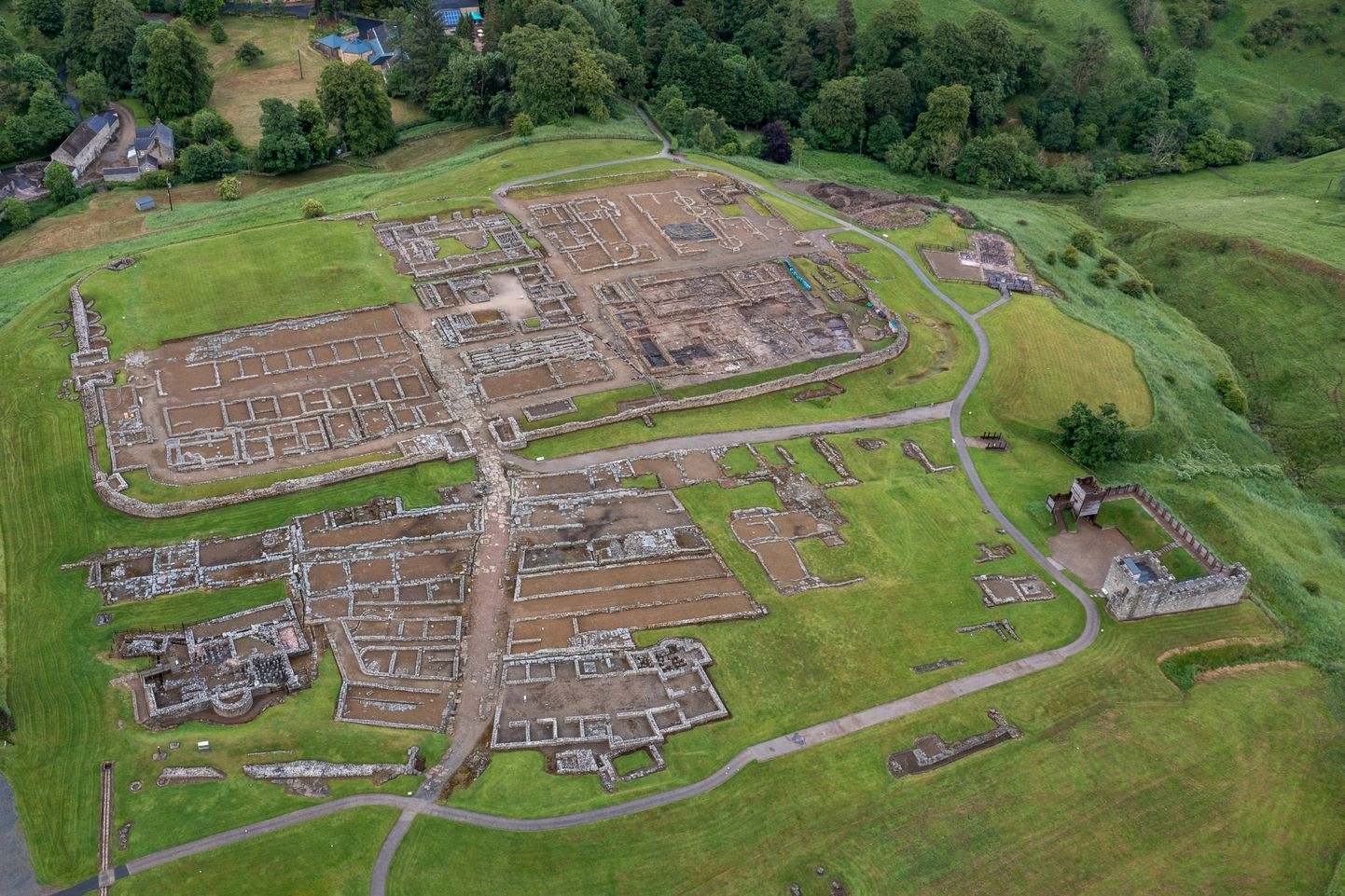 Vana-Rooma abikindluse Vindolanda jäänused Põhja-Inglismaal