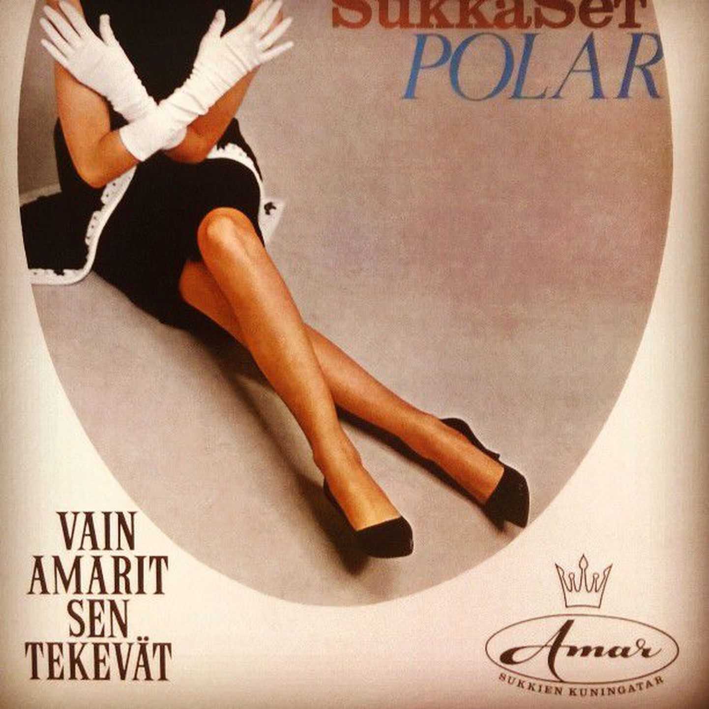 Soome esimese sukkpükstebrändi Amar pakend 60 aasta tagusest ajast.