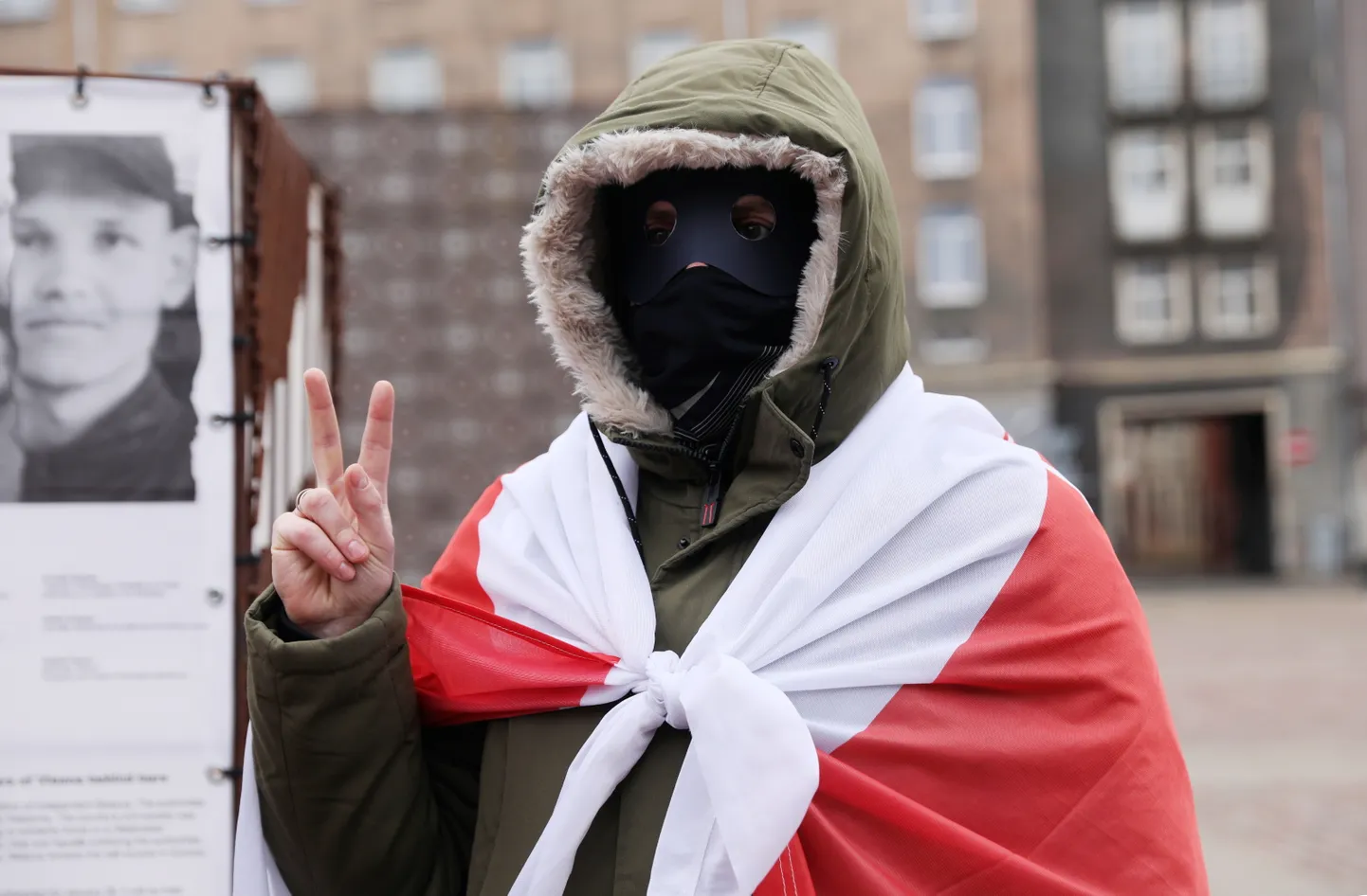 Пикет против имитации выборов президента Беларуси