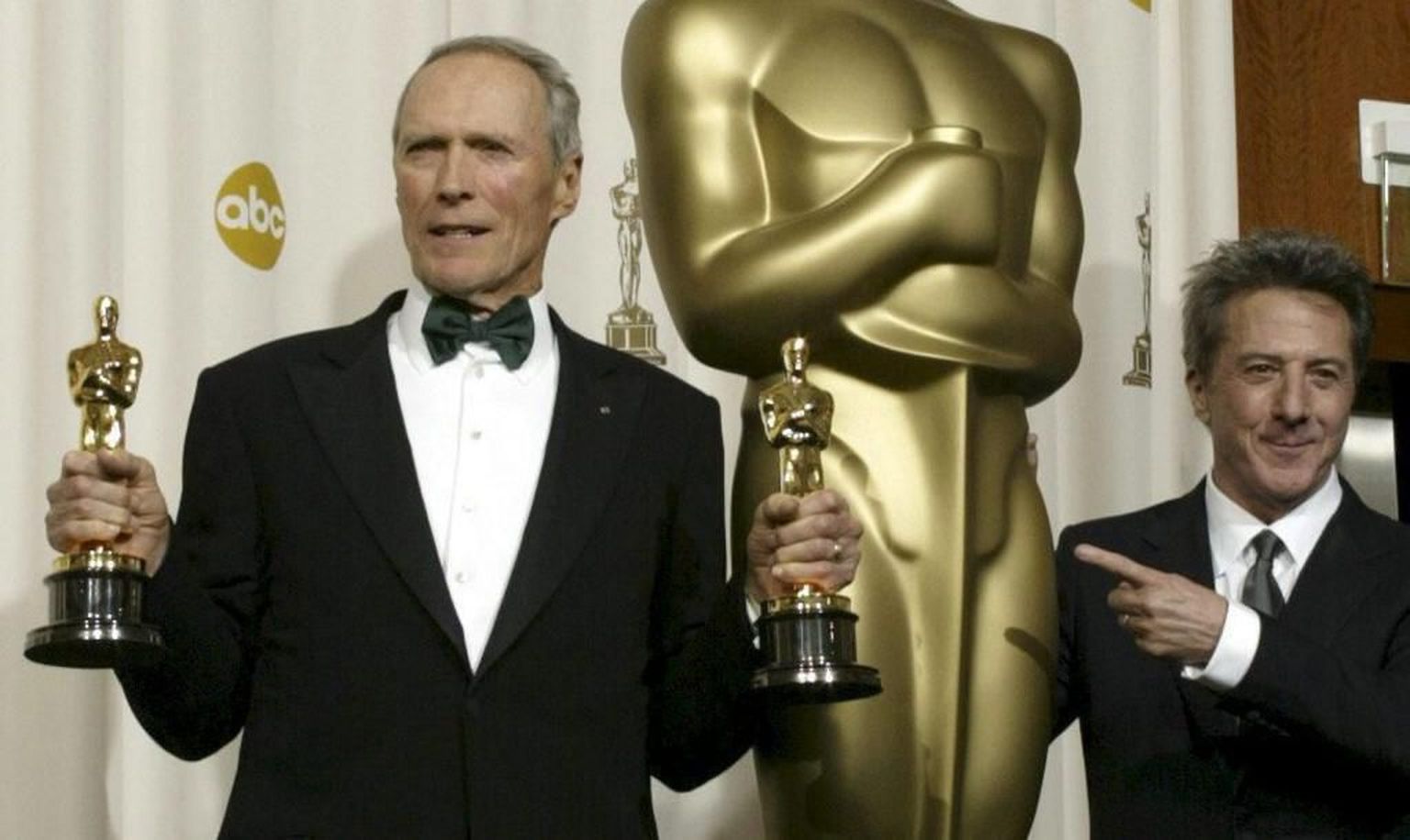 Clint Eastwood ja Dustin Hoffmann.