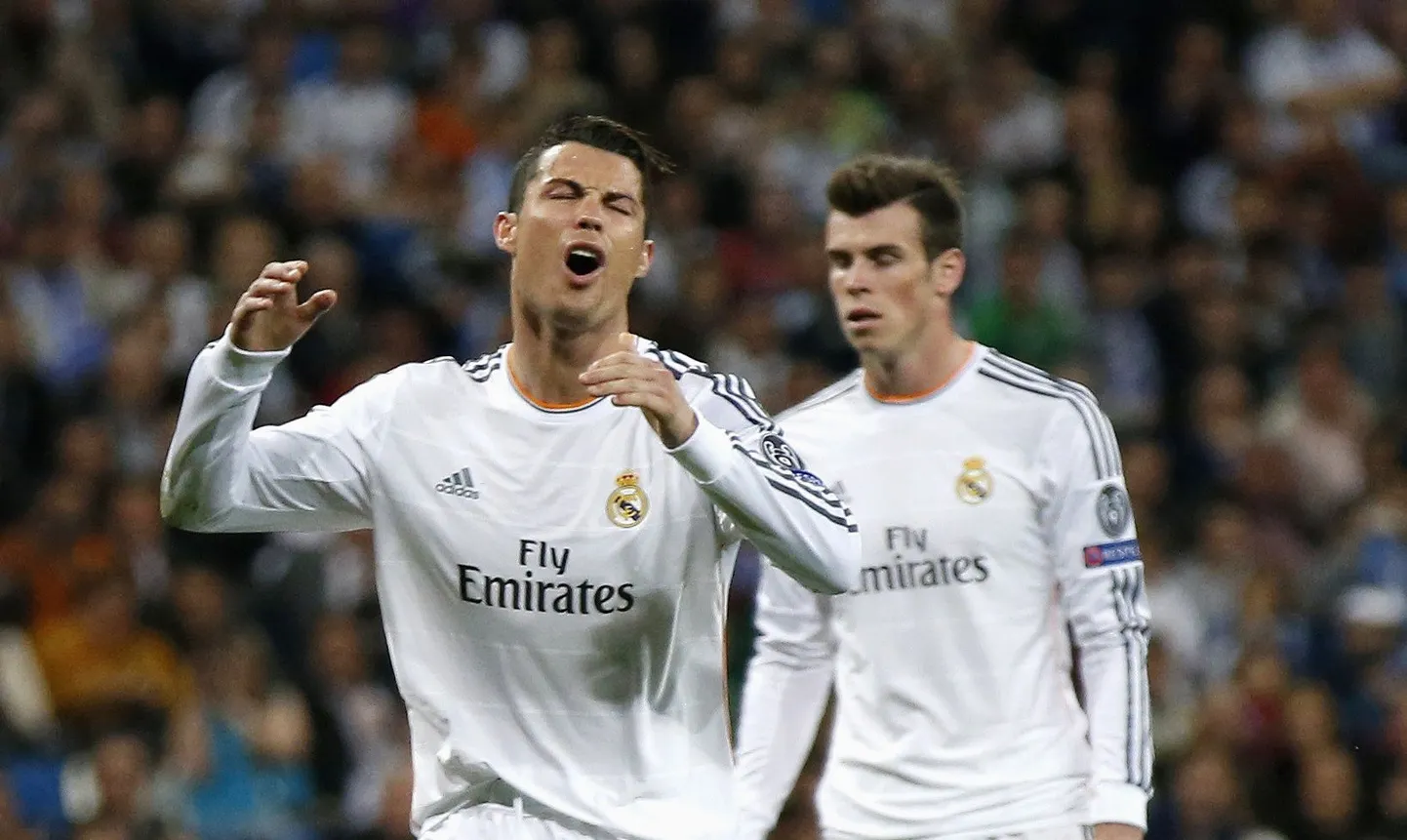 Cristiano Ronaldo (vasakul) ja Gareth Bale.