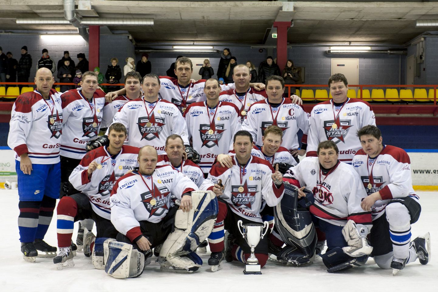 Команда Narva Stars стала 4-кратным чемпионом Нарвы.