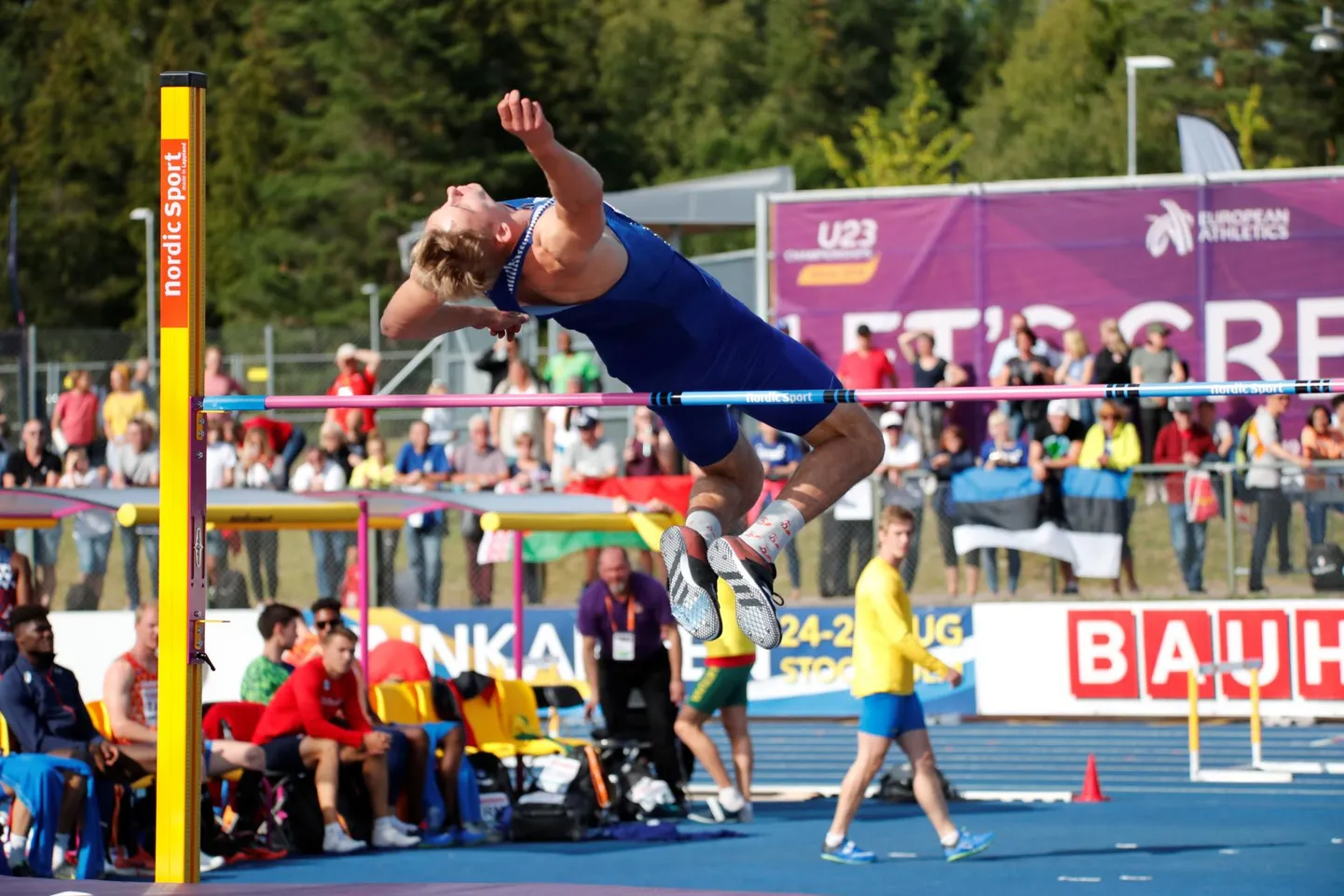 Johannes Erm ületas U23 Euroopa meistrivõistlustel kõrgushüppes isiklikku rekordit tähistavad 2.03 meetrit.