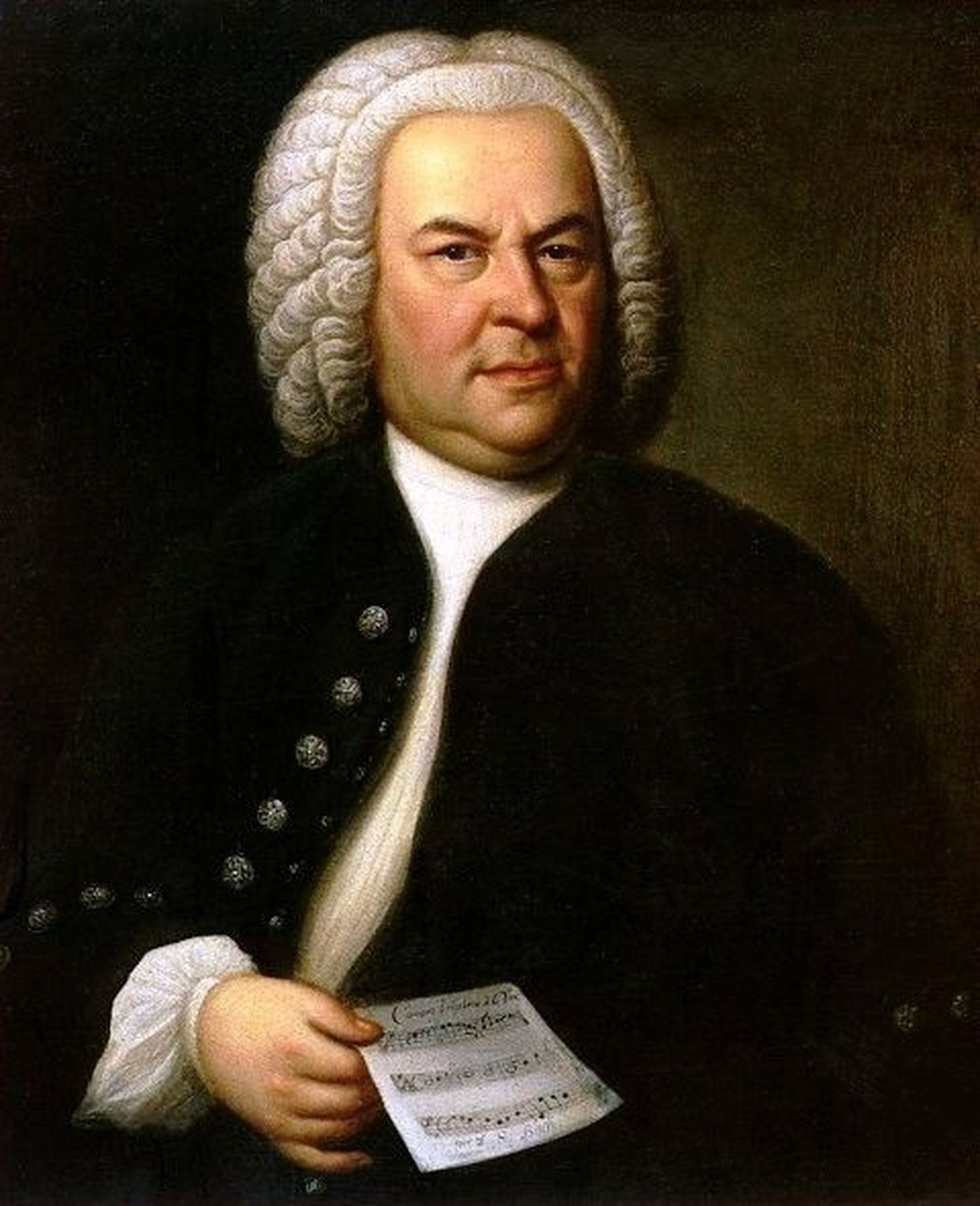 Saksa kunstnik Elias Gottlob Haussmann on maalinud Johann Sebastian Bachi aastal 1748, kui helilooja ja organist oli 61-aastane.