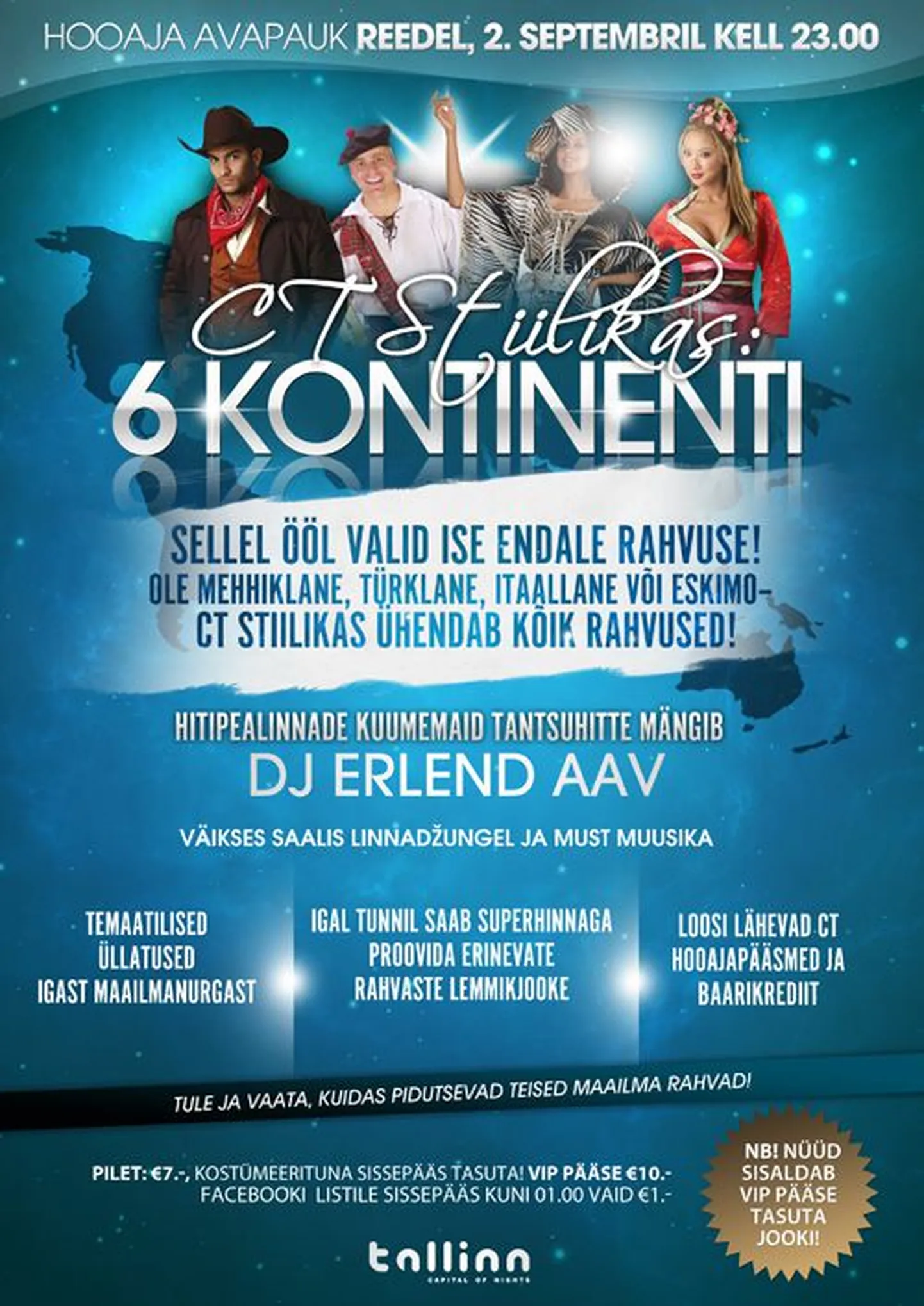 Erinevad rahvused kohtuvad ööklubis Tallinn!