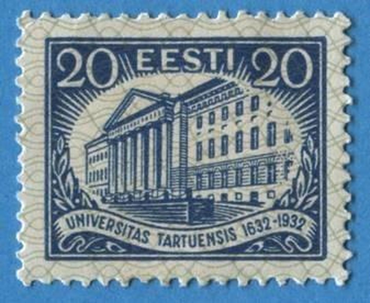 Mark "300 aastat Tartu Ülikooli", 1.06.1932, autor Ilmar Nõva (Breiberg).