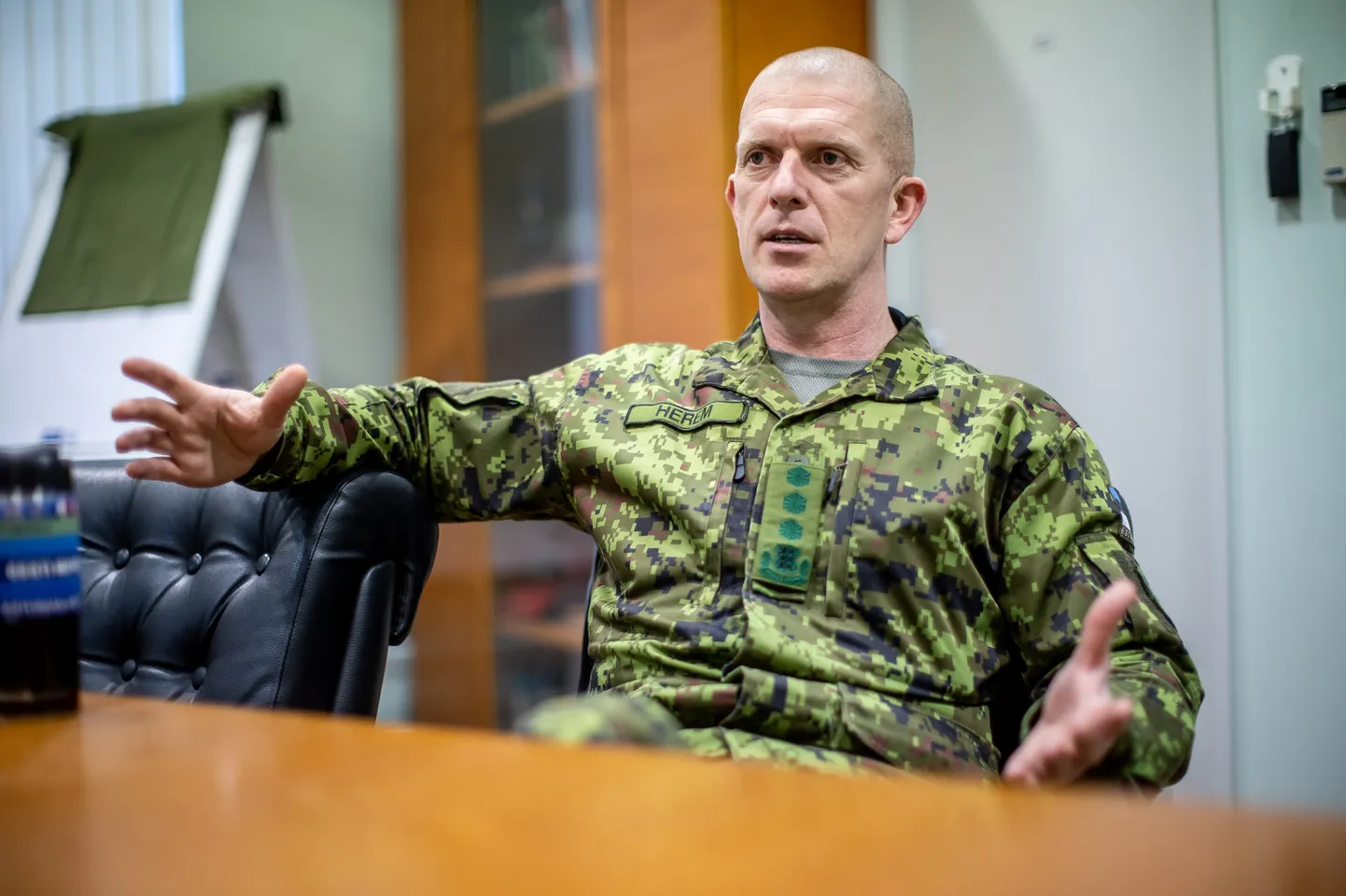 Kaitseväe ülem kindral Martin Herem.