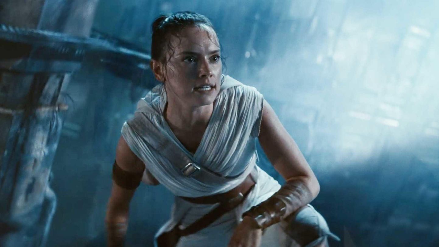 Daisy Ridley (Rey) filmis «The Rise of Skywalker».