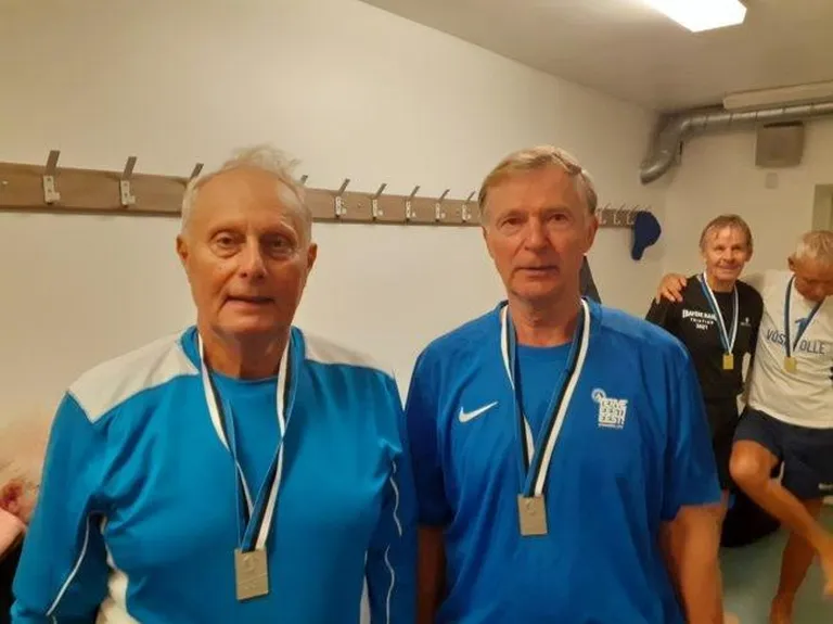 Roman Drobet ja Harry Lelle pälvisid hõbemedali.