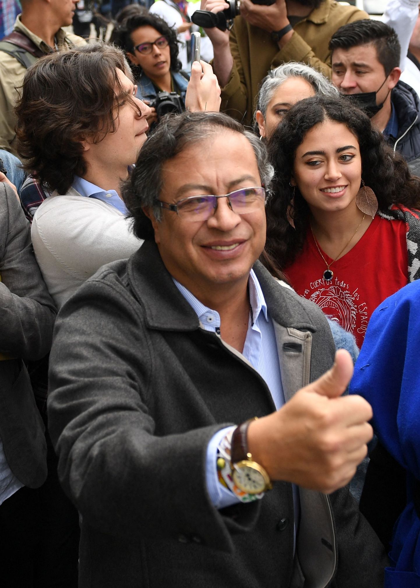 Colombia presidendikandidaat Gustavo Petro Bogotas 19. juuni 2020.