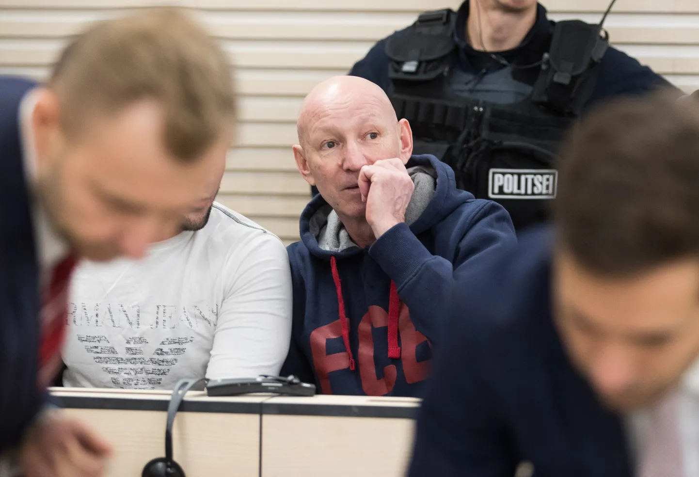 Kemerovo grupeeringu juht Vjatšeslav Gulevitš 2018. aastal Harju maakohtus.