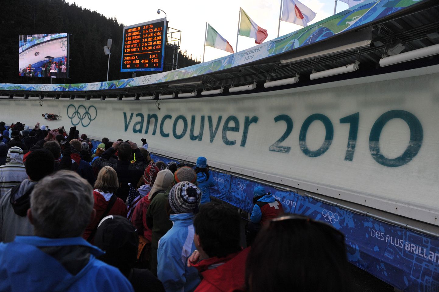 TLNPM09: OLÜMPIA :VANCOUVER,KANADA,14FEB10.
Vancouveri olümpiamängude meeste kelgutamine.
rp/FOTO RAIGO PAJULA/POSTIMEES