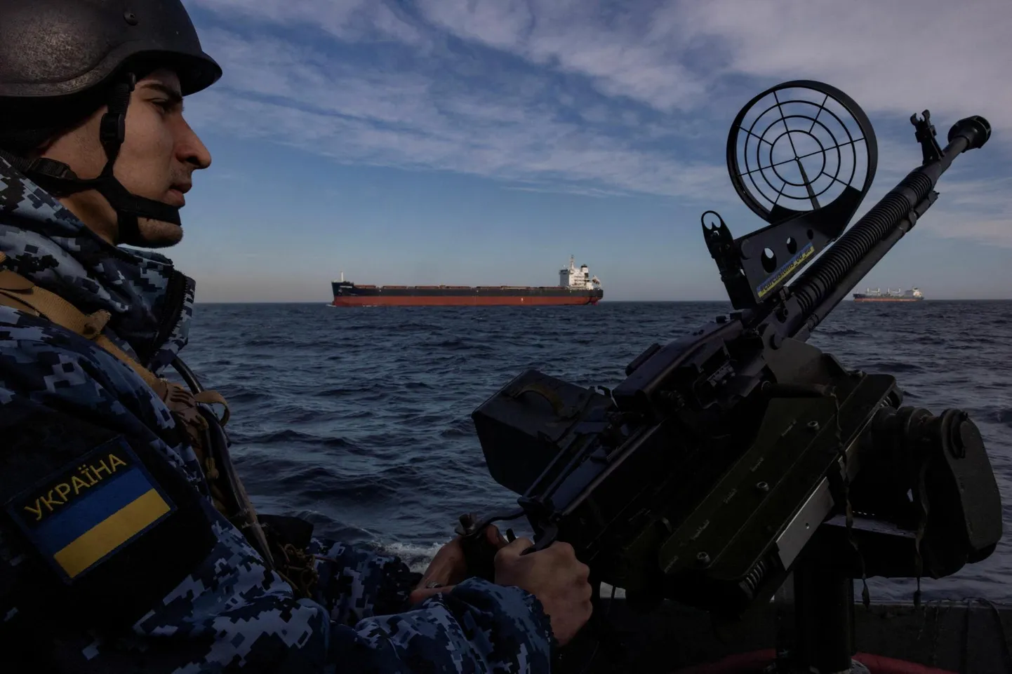 Ukraina rannikuvalvur hoiab Mustal merel silma peal kaubalaevadel.